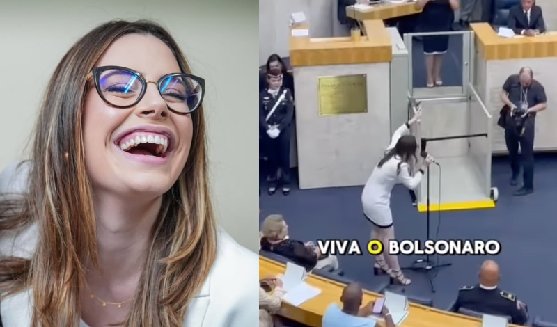 Zoe Martínez deixa a esquerda em ‘surto’ após gritar “Viva Bolsonaro” durante posse na Câmara de São Paulo; veja vídeo