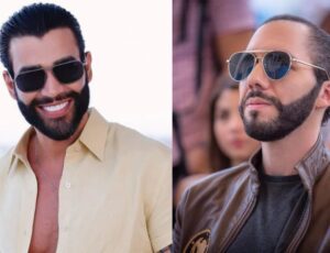 "Praticamente irmãos!": internet compara Gusttavo Lima com Bukele, presidente de El Salvador