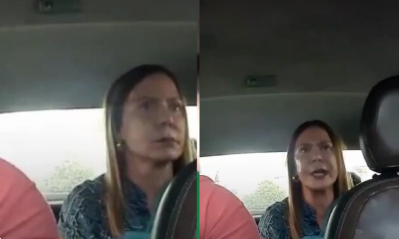 Dondoca surta e agride motorista de APP durante corrida: “estou cheia de joias, imbecil!”; veja vídeo