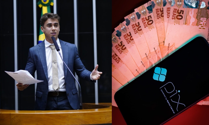 Nikolas Ferreira declara guerra contra o monitoramento do Pix pela Receita Federal: “quebra de sigilo disfarçado de controle fiscal”