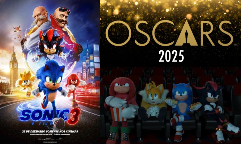 Sonic 3 é desclassificado do Oscar por “falta de representatividade”