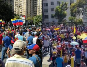 Venezuelanos protestam contra a posse de Maduro: "O mundo está conosco!"