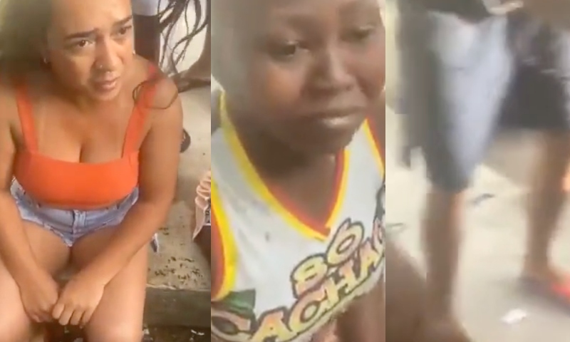 “Ano novo, visual novo!”: boazudas do ‘grupo da fofoca’ recebem visita inesquecível de traficantes; veja vídeo