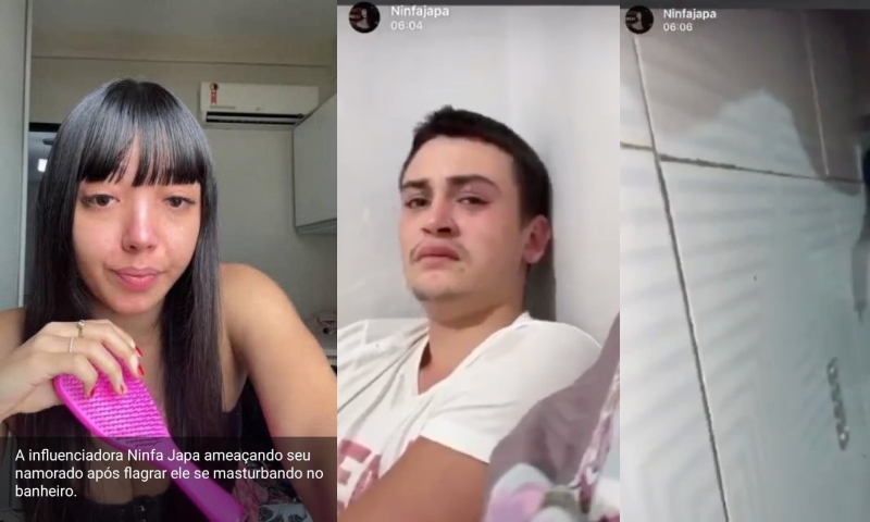 Influencer trans se vinga após flagrar namorado ‘se divertindo sozinho’ no banheiro: “vai ter que beber meu m1j0”; vídeo