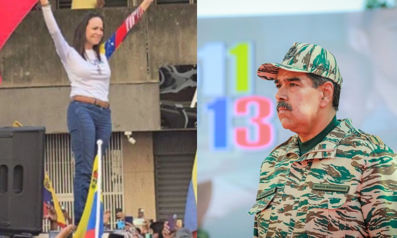 URGENTE: María Corina Machado, opositora na Venezuela, é presa pela ditadura de Maduro