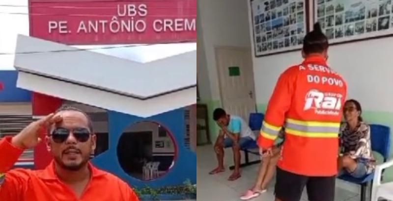 Fiscal do Povo: Vereador Raí visita UBS em Eirunepé para avaliar atendimento à população; veja vídeo