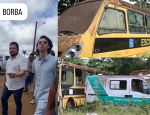 Amom Mandel denuncia desmanche de ambulâncias e ônibus escolares comprados com verbas federais em Borba; veja vídeo