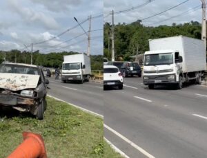 Caminhão perde o controle e causa grave acidente no Rapidão; veja vídeo
