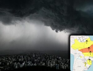 Fortes chuvas irão atingir as cinco regiões do Brasil, alerta Inmet