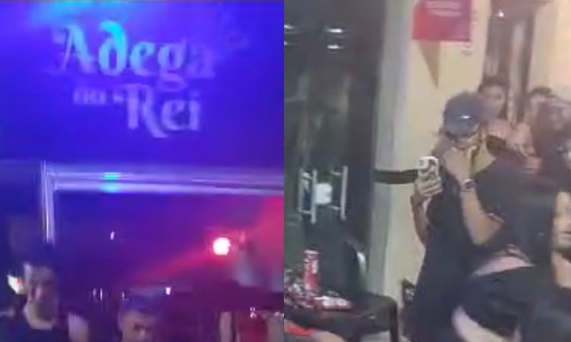 Novinha sem calcinha fica bêbada e mostra o que não deveria durante briga por macho no Amazonas; veja vídeo