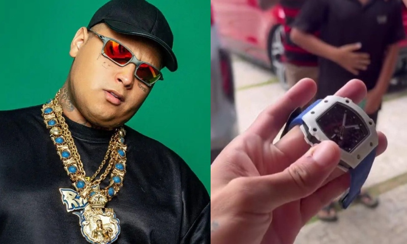 MC Ryan faz Pix de R$ 10 mil para fã que devolveu seu relógio avaliado em milhões