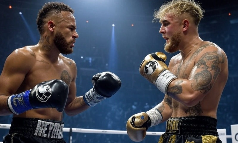 Jake Paul faz brincadeira e diz que gostaria de lutar contra Neymar