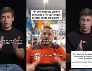 "A comprinha da China não seria taxada, mas foi", diz Nikolas Ferreira sobre o monitoramento do Pix; veja vídeo
