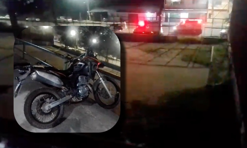 Motoqueiro morre após despencar de 10 metros de altura durante acidente na Cidade Nova; veja vídeo