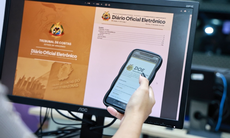 Modernização: TCE-AM lança novo site do Diário Oficial Eletrônico com busca otimizada