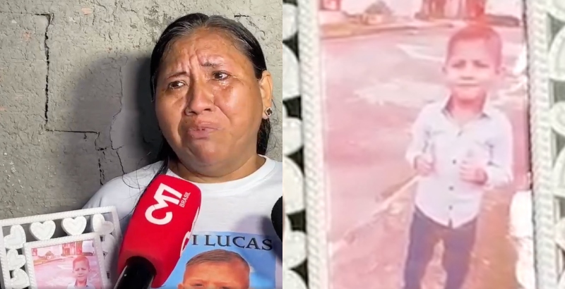Motorista de caçamba mata menino de 8 anos atropelado e família pede justiça em Manaus; veja vídeo