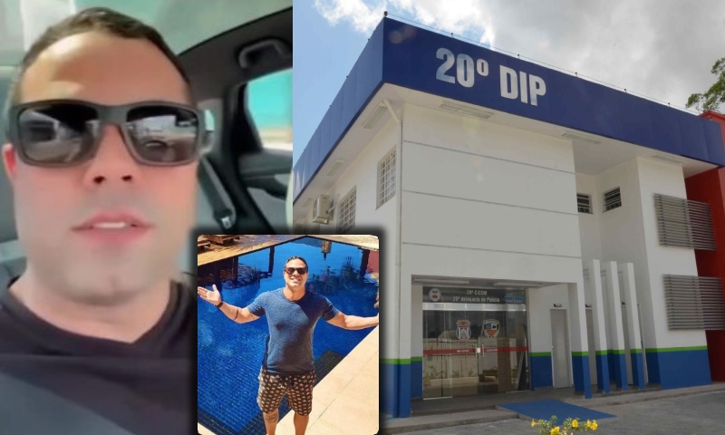 Delegado acusado de extorsão e que debochou da Justiça sai da prisão e volta a trabalhar no 20º DIP; veja vídeo