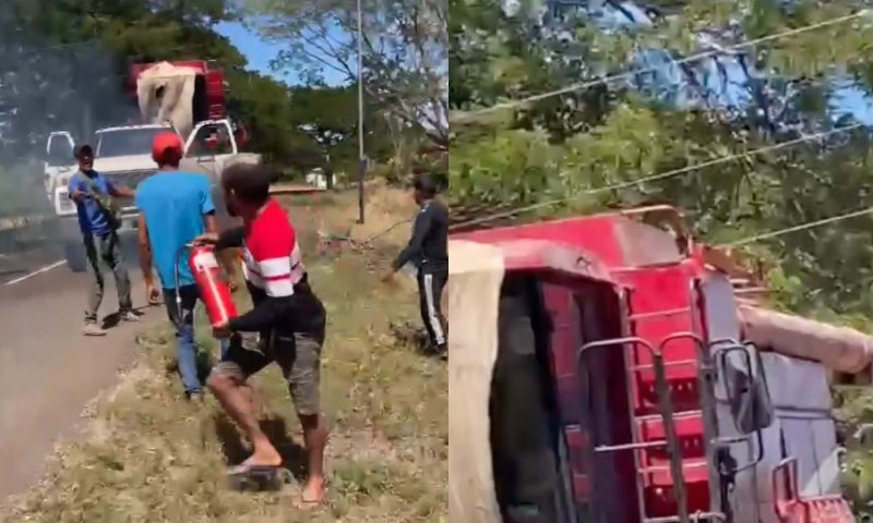 Vídeo chocante mostra por que caminhoneiros devem passar longe de fios de alta tensão; veja