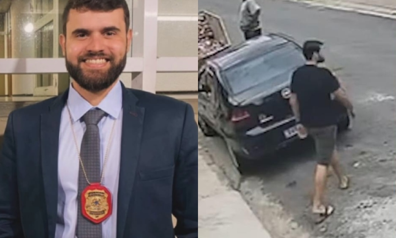 Revoltante: vídeo mostra momento em que delegado é morto ao reagir a assalto; veja