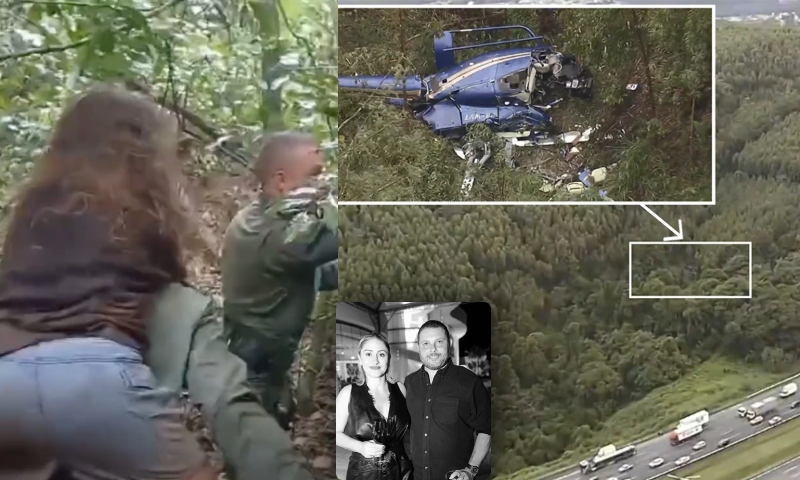Menina sobrevive a queda de helicóptero, mas fica órfã no dia do aniversário de 12 anos; veja vídeo