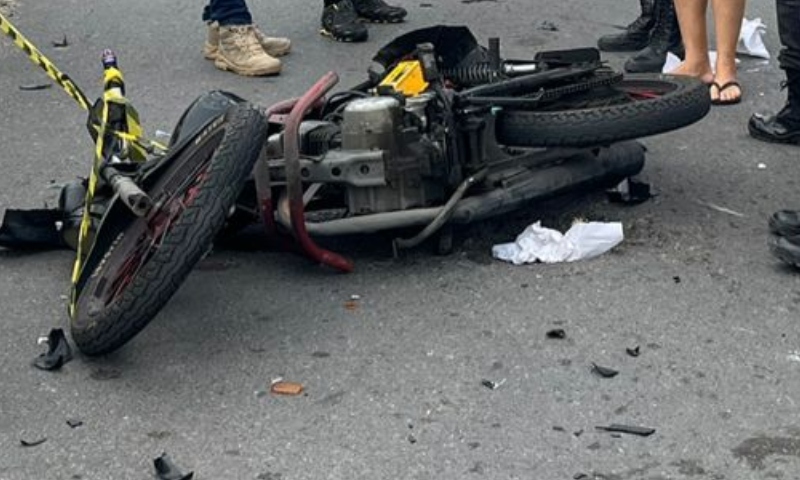 Acidente envolvendo motos deixa uma pessoa morta no bairro Nova Cidade