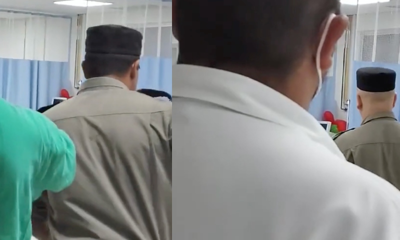 Durante surto, paciente faz enfermeira refém e acaba morto pela PM; veja vídeo