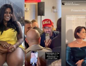 Jojo Todynho posta stories apoiando Eduardo Bolsonaro na posse de Trump e chamando Michelle de "primeira-dama"; veja vídeo