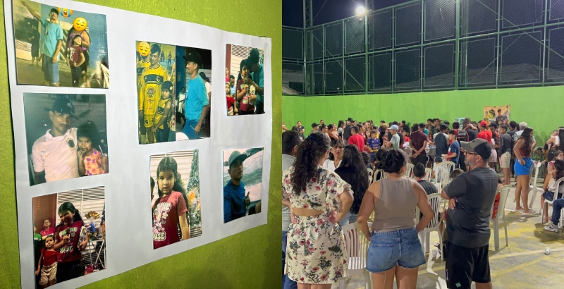 Luto: família e amigos se despedem de pai e filha que morreram em deslizamento de terra em Manaus