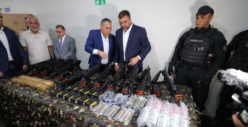 Reforço na segurança: Governo do AM investe em armamentos e tecnologia sob liderança do Coronel Vinícius Almeida