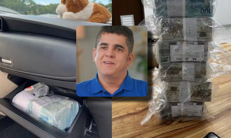 Assessor do deputado federal Antônio Doido é preso em carro blindado após sacar R$1,1 milhão em Belém