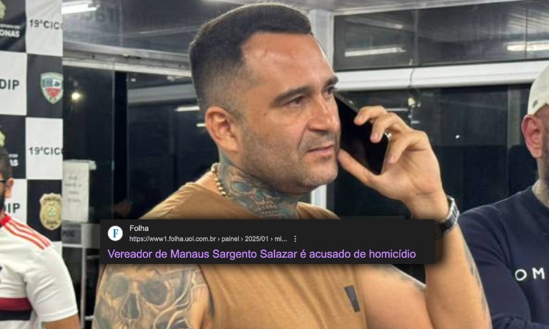 Sargento Salazar é acusado pelo MPAM de matar jovem inocente em Manaus, diz Folha de SP