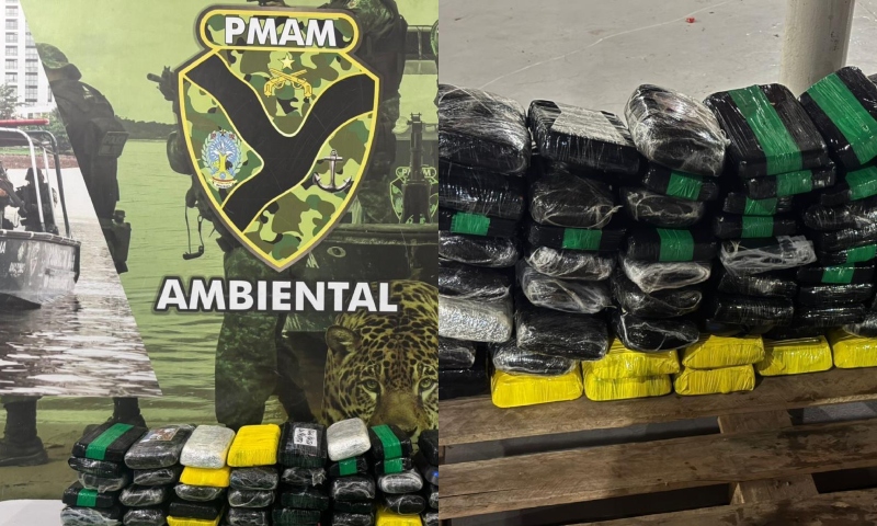 Polícia apreende 75 kg de drogas e causa prejuízo de mais de R$ 5 milhões ao tráfico no Amazonas; veja vídeos
