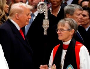 Trump critica discurso da Bispa Episcopal de Washington e diz que ela deveria se desculpar com os americanos; veja vídeo