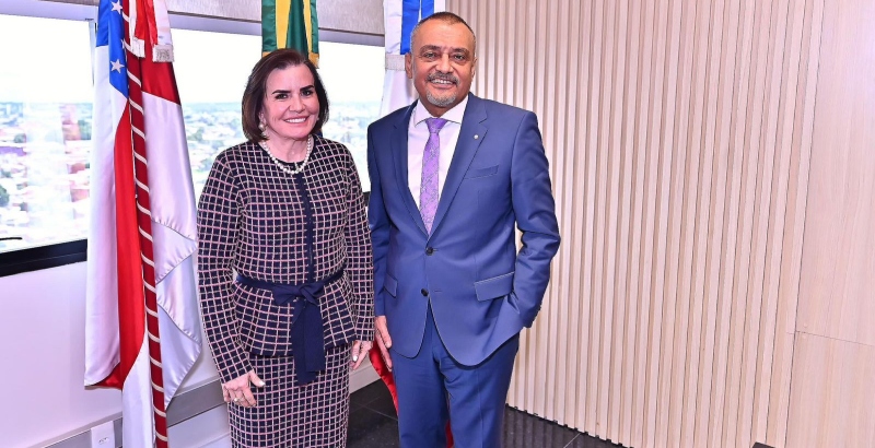Presidente do TCE-AM reforça parceria com o TJAM em visita ao novo presidente da Corte