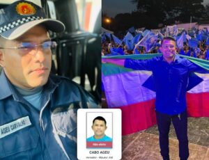 PM de Maués que queria se tornar vereador 'defensor das mulheres' tem arma apreendida após agredir a esposa; veja vídeo