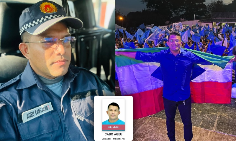 PM de Maués que queria se tornar vereador ‘defensor das mulheres’ tem arma apreendida após agredir a esposa; veja vídeo