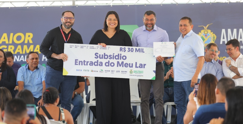 Governador Wilson Lima paga novos subsídios para 205 famílias beneficiadas pelo Amazonas Meu Lar