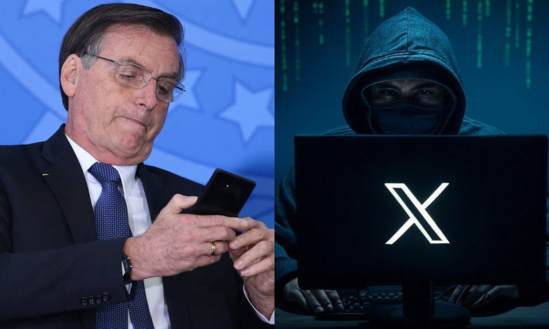 Perfil de Jair Bolsonaro no X é hackeado e bandidos postam anúncio de criptomoeda falsa; veja