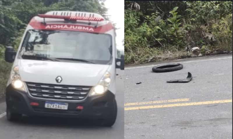 Acident3 fat4l com moto deixa duas pessoas mort4s na AM 363 em Silves