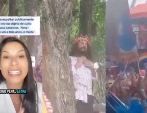 Vereadora denuncia ao Ministério Público bloco de carnaval que blasfemou Jesus Cristo; veja vídeo