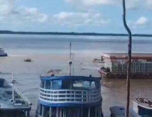 Corpo é encontrado boiando no Rio Solimões após Operação contra o tráfico em Manacapuru; veja vídeo