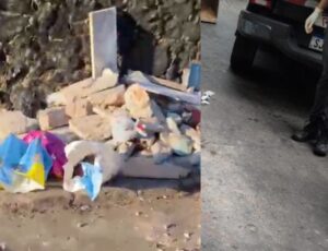 Moradores encontram cabeça humana e corpo mutilado em lixão; veja vídeos
