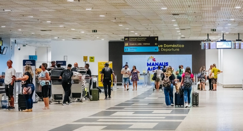 Aeroporto Internacional de Manaus registra alta de 10% no número de passageiros no último ano; veja vídeo