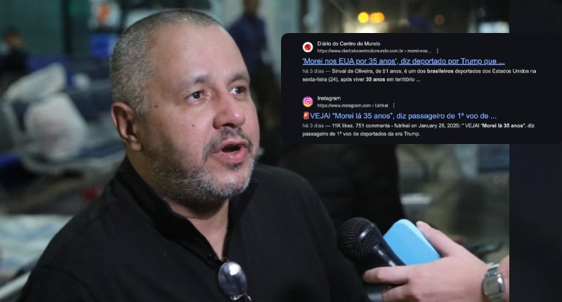 Brasileiro que morou 35 anos nos EUA foi deportado por Trump após fraudar R$ 29 milhões