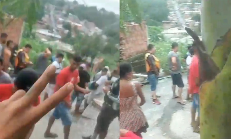 “Faz a fila”: vídeo mostra traficantes distribuindo drogas em plena luz do dia na ZL de Manaus; veja