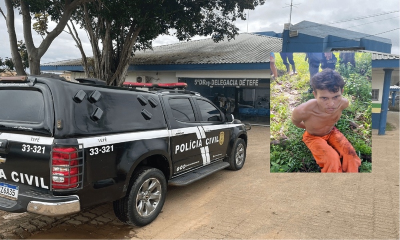 Em Tefé, homem é detido em flagrante pela PC-AM por crime contra o pai