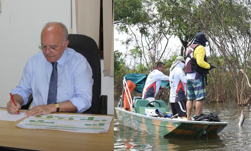 Modelo sustentável de pesca esportiva pode alavancar economia do Amazonas, afirma José Melo