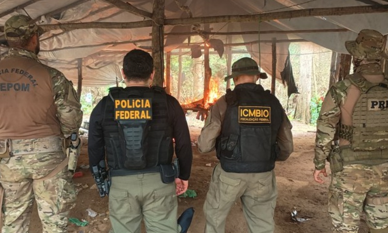 PF resgata trabalhadores em condições análogas à escravidão em garimpo no Amazonas