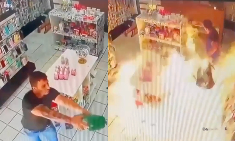 Psicopata mete bala na cabeça da ex e mata a amiga dela antes de cometer suicídio; veja vídeo