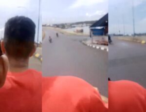 Criminosos em moto gravam tentativa de homicídio na Ponte do Pêra, em Coari; veja vídeo